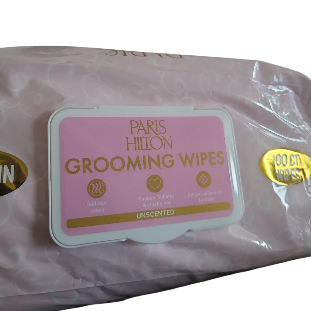 NWT Paris Hilton Grooming Wipes - 100 Count